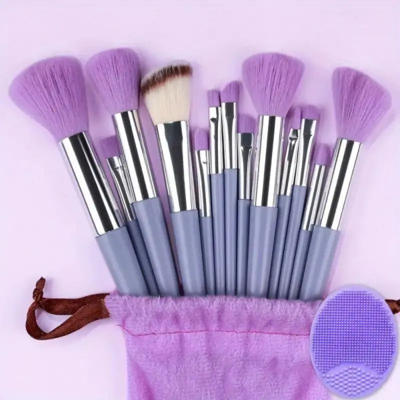 Kit de Pincéis Profissionais para Maquiagem – 13 a 16 Peças