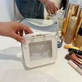 Mini Necessaire Transparente – Compacta, Fofa e à Prova d’Água