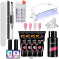 Kit Completo para Alongamento de Unhas – 12 Peças | Gel Extensor + Ferramentas