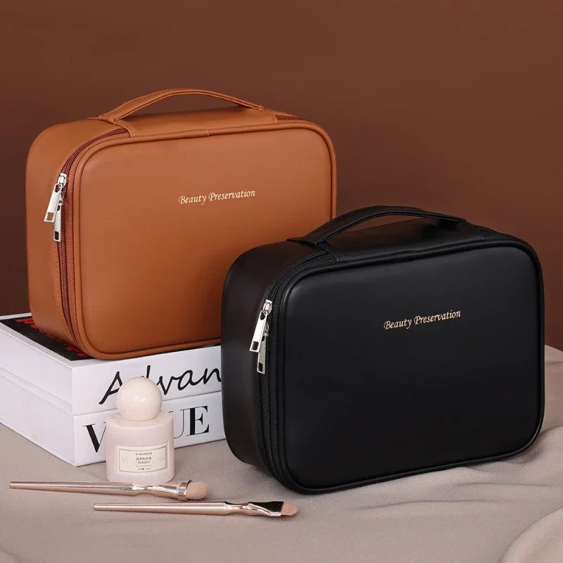 Necessaire de Luxo Feminina – Grande Capacidade e Estilo para Viagens e Dia a Dianizer Essentials Toiletry Bags
