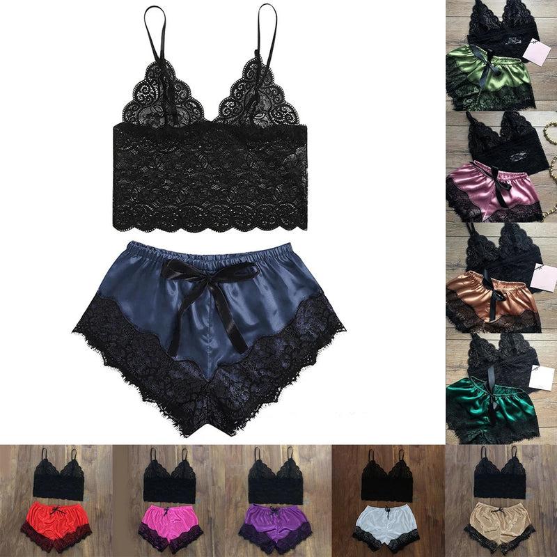 Conjunto Feminino em Poliéster – Top + Short