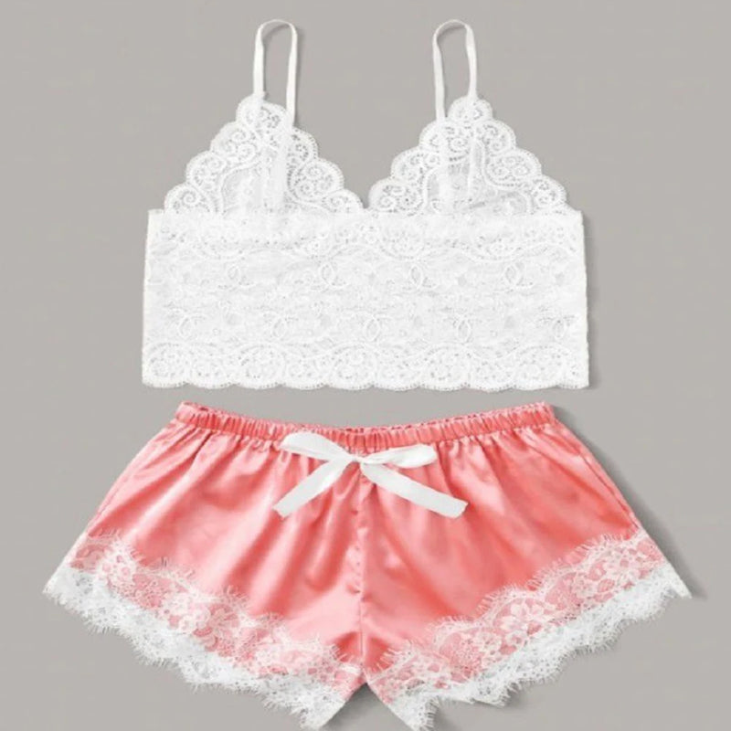 Conjunto Feminino em Poliéster – Top + Short