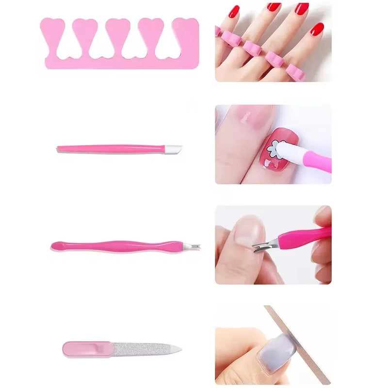 Kit Profissional de Unhas com Lixadeira Elétrica + Cabine LED UV