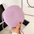 Bolsa Redonda de Palha Boho – Leveza e Estilo para Todos os Momentos
