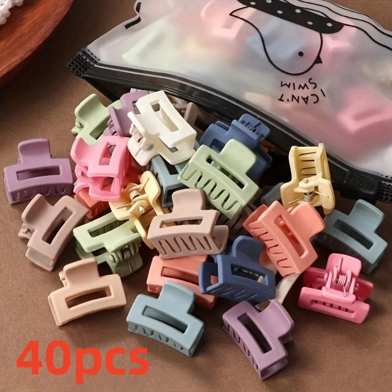 Kit Presilhas Clássicas Foscas – 20 ou 40 Unidades | Cores Sortidas