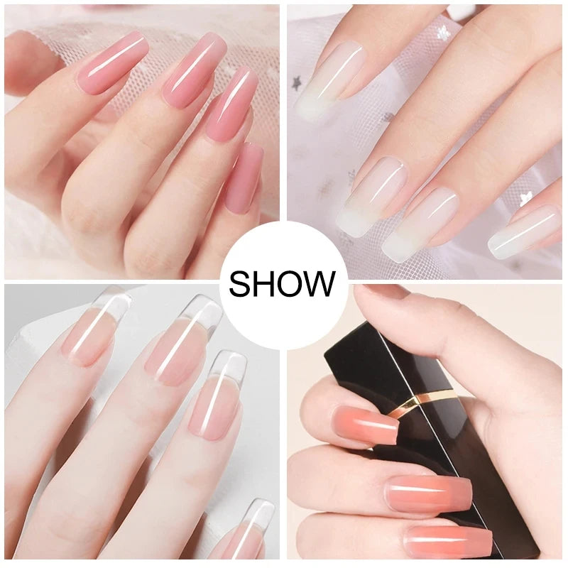 Kit de Unhas em Gel com Lâmpada UV 36W + Broca Elétrica e 10 Esmaltes em Gel