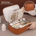 Necessaire de Luxo Feminina – Grande Capacidade e Estilo para Viagens e Dia a Dianizer Essentials Toiletry Bags