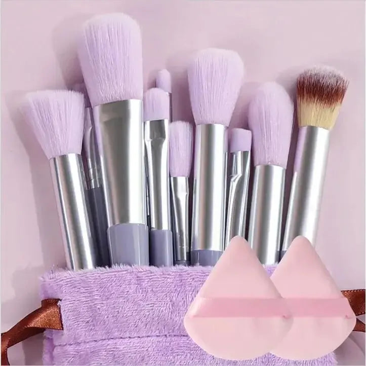 Kit de Pincéis Profissionais para Maquiagem – 13 a 16 Peças