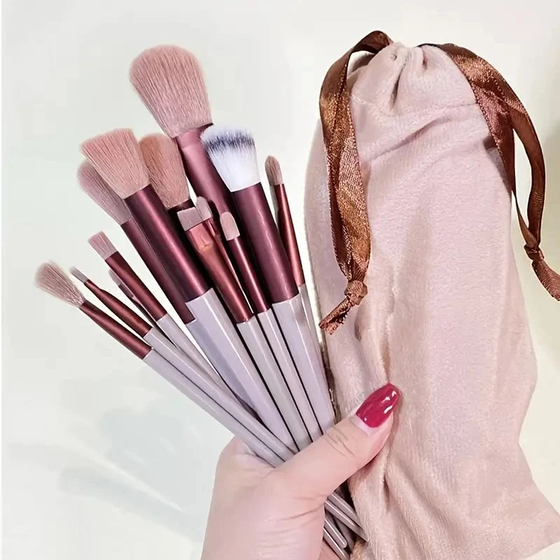 Kit de Pincéis Profissionais para Maquiagem – 13 a 16 Peças