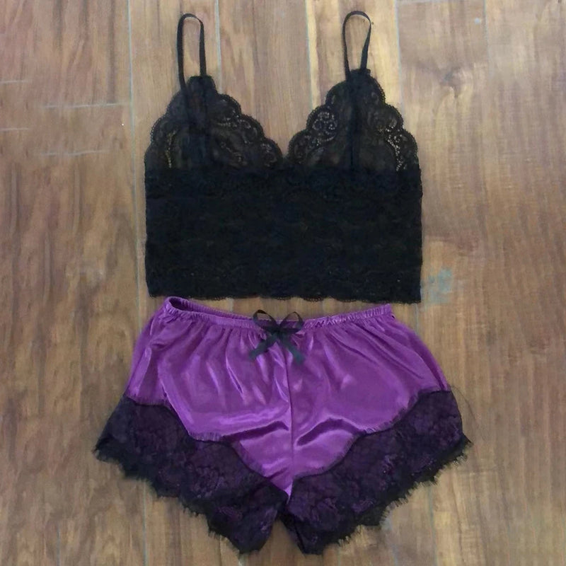 Conjunto Feminino em Poliéster – Top + Short