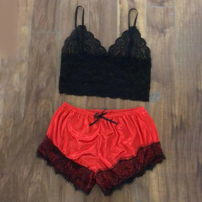 Conjunto Feminino em Poliéster – Top + Short