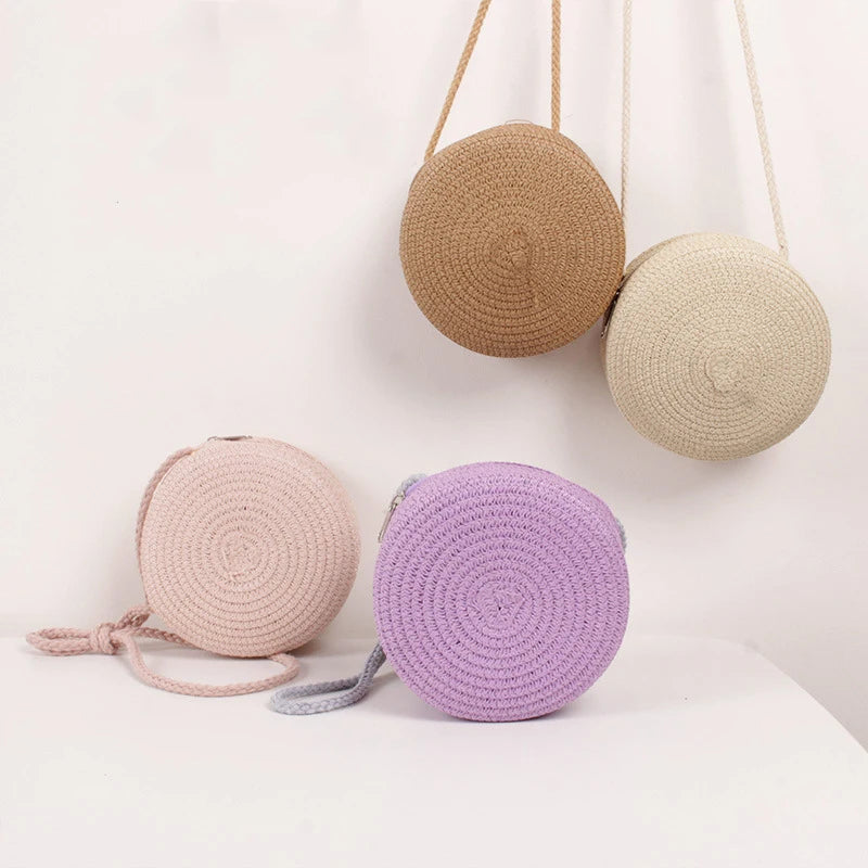 Bolsa Redonda de Palha Boho – Leveza e Estilo para Todos os Momentos