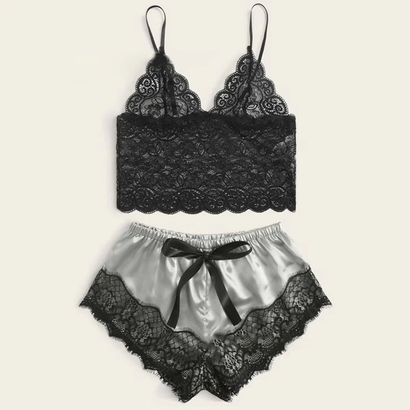 Conjunto Feminino em Poliéster – Top + Short