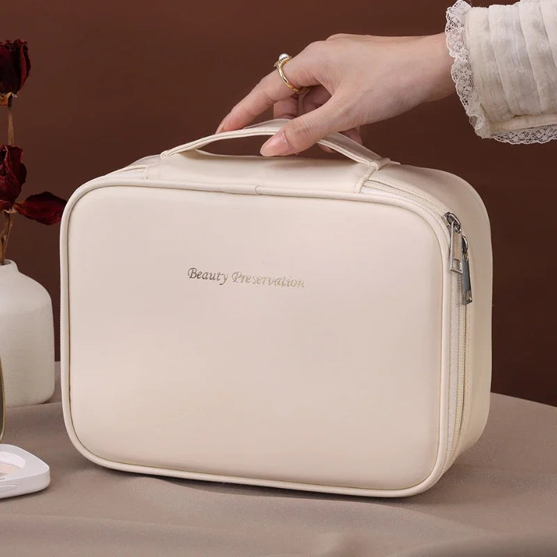 Necessaire de Luxo Feminina – Grande Capacidade e Estilo para Viagens e Dia a Dianizer Essentials Toiletry Bags