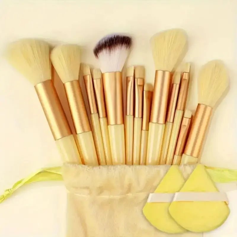 Kit de Pincéis Profissionais para Maquiagem – 13 a 16 Peças