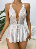 Body de Renda Sexy com Saia Transparente – Conforto e Sedução