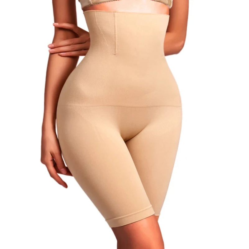 Calcinha Modeladora Cintura Alta – Short Shaper Respirável Feminino